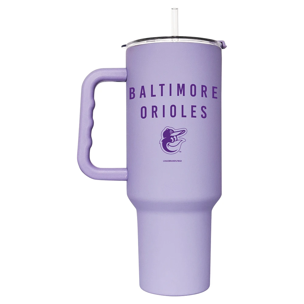 Baltimore Orioles 40oz. Lavender Soft Touch Tumbler