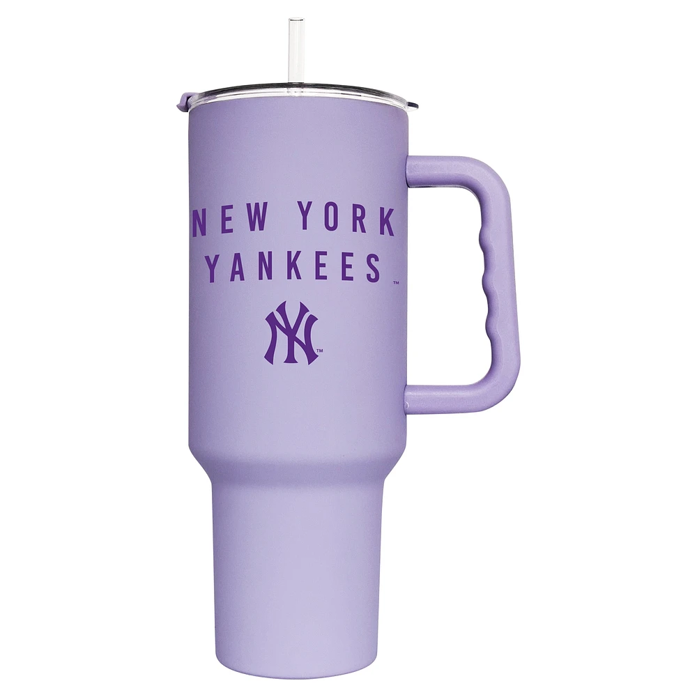 New York Yankees 40oz. Lavender Soft Touch Tumbler