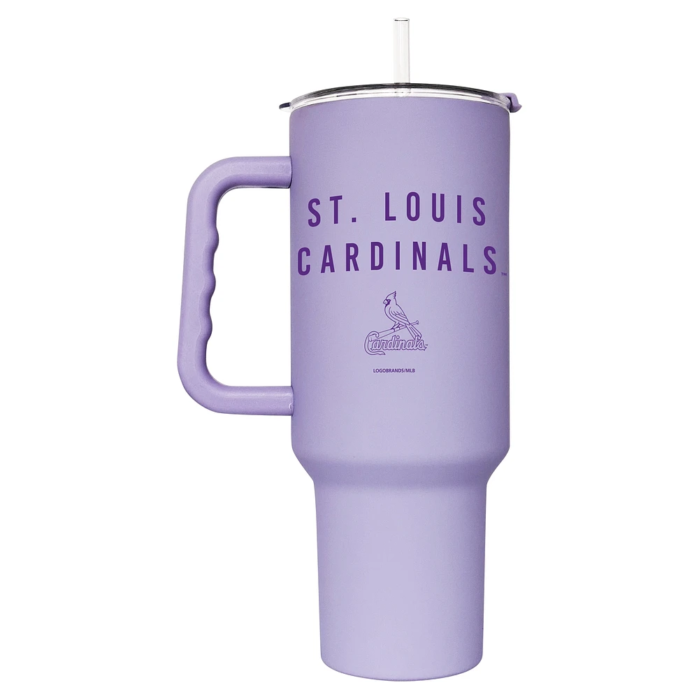 St. Louis Cardinals 40oz. Lavender Soft Touch Tumbler
