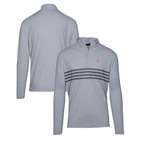 Men's Levelwear Gray USMNT Asher Quarter-Zip Pullover Top