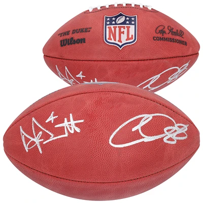 CeeDee Lamb & Dak Prescott Dallas Cowboys Dual-Signed Duke Full Color Football
