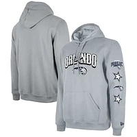 Men's New Era Gray Orlando Magic 2023/24 City Edition Pullover Hoodie