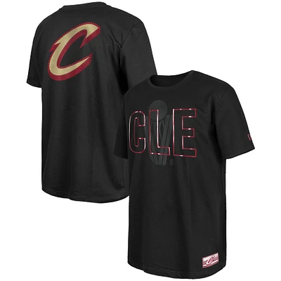 Men's New Era Black Cleveland Cavaliers 2023/24 City Edition Elite Pack T-Shirt