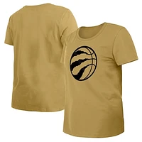 Women's New Era Tan Toronto Raptors 2023/24 City Edition T-Shirt