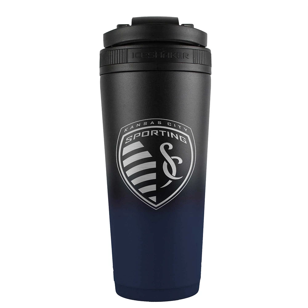 WinCraft Sporting Kansas City 26oz. Ombre Stainless Steel Ice Shaker Blender Bottle