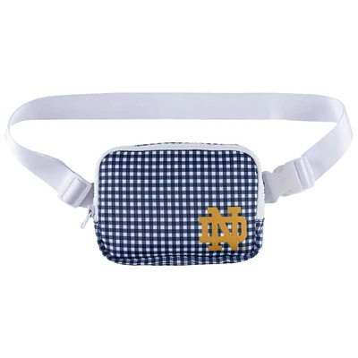 ZooZatz Notre Dame Fighting Irish Gingham Fanny Pack