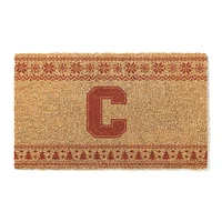 Cornell Big Red 18" x 30" Holiday Coir Doormat