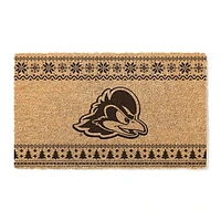 Delaware Fightin' Blue Hens 18" x 30" Holiday Coir Doormat