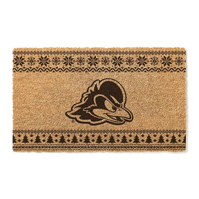 Delaware Fightin' Blue Hens 18" x 30" Holiday Coir Doormat
