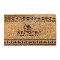 Gonzaga Bulldogs 18" x 30" Holiday Coir Doormat