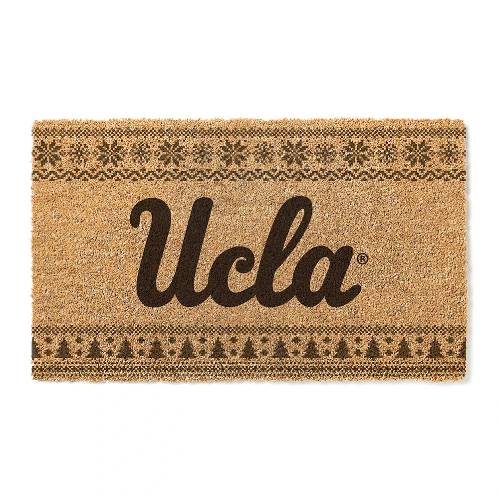 UCLA Bruins 18" x 30" Holiday Coir Doormat