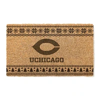 UChicago Maroons 18" x 30" Holiday Coir Doormat