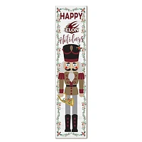 Elon Phoenix 11" x 46" Nutcracker Holiday Leaner Sign