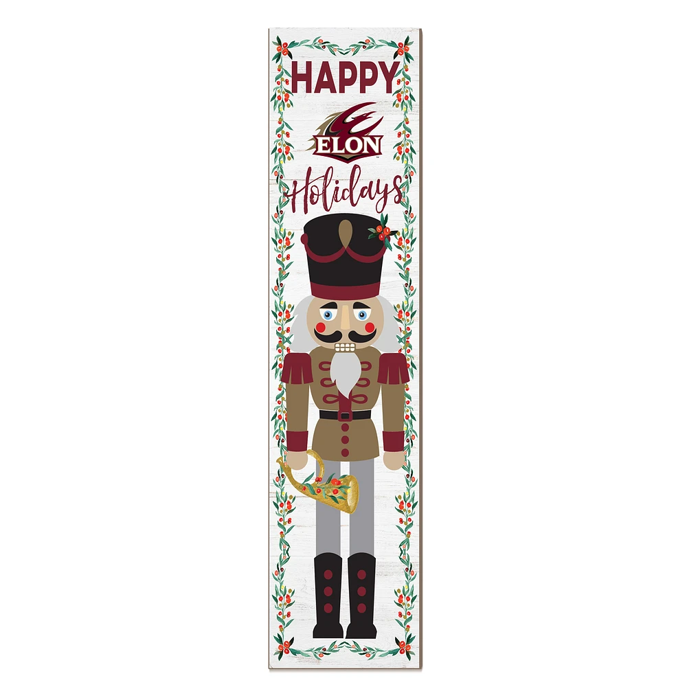 Elon Phoenix 11" x 46" Nutcracker Holiday Leaner Sign