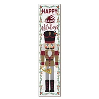 Elon Phoenix 11" x 46" Nutcracker Holiday Leaner Sign