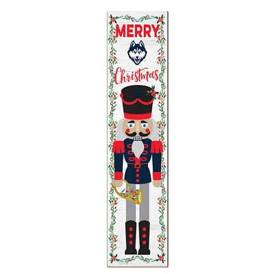 UConn Huskies 11" x 46" Nutcracker Holiday Leaner Sign
