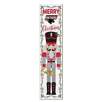 Clark Atlanta University Panthers 11" x 46" Nutcracker Holiday Leaner Sign