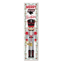 Clark Atlanta University Panthers 11" x 46" Nutcracker Holiday Leaner Sign