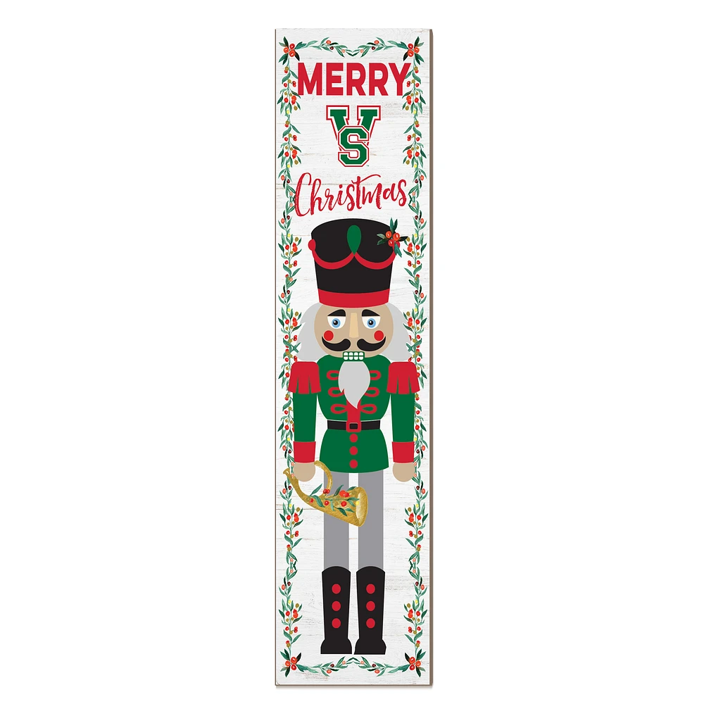 Mississippi Valley State Delta Devils 11" x 46" Nutcracker Holiday Leaner Sign