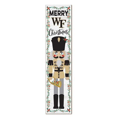 Wake Forest Demon Deacons 11" x 46" Nutcracker Holiday Leaner Sign