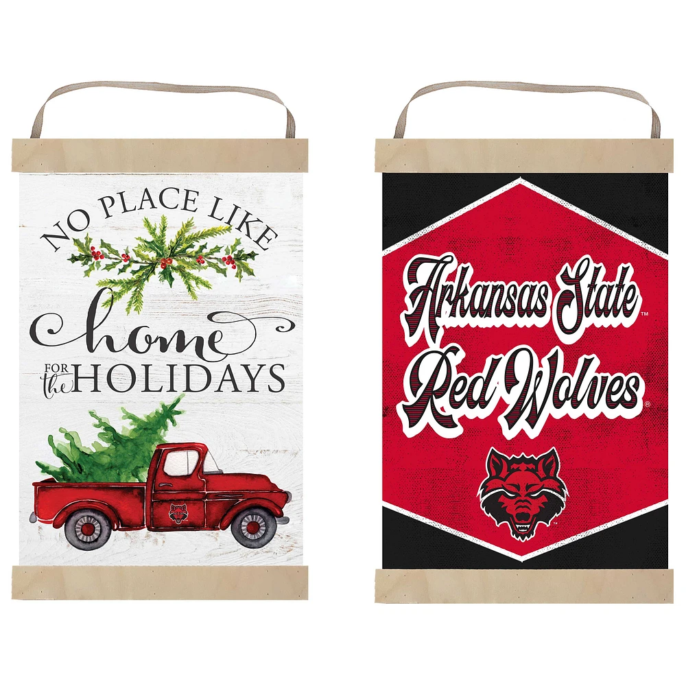 Arkansas State Red Wolves 12" x 20" Reversible Banner Sign