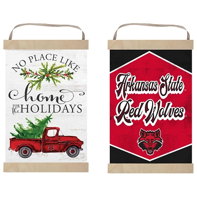 Arkansas State Red Wolves 12" x 20" Reversible Banner Sign