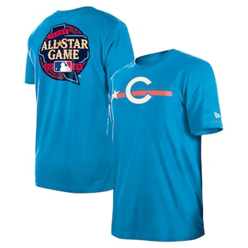 Men's New Era Blue Chicago Cubs 2024 MLB All-Star Game Hat Hookup T-Shirt