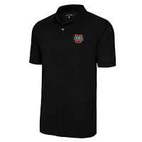 Men's Antigua Black WashU Big & Tall Legacy Pique Polo