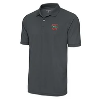 Men's Antigua Charcoal WashU Big & Tall Legacy Pique Polo