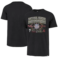 Men's '47  Black Philadelphia Phillies vs. Arizona Diamondbacks 2023 NLCS Matchup Franklin T-Shirt