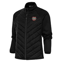 Women's Antigua Black WashU Altitude Full-Zip Jacket