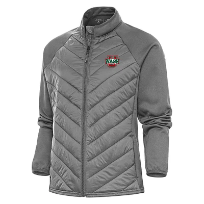 Women's Antigua Steel WashU Altitude Full-Zip Jacket