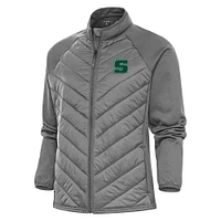 Women's Antigua  Steel Slippery Rock Pride Altitude Full-Zip Jacket