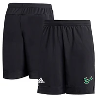 Men's adidas Black South Florida Bulls Sideline 9” Heat Ready Woven Shorts