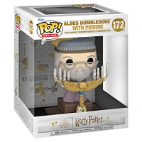Wizarding World Harry Potter Albus Dumbledore with Podium #172 Funko Pop! Deluxe Vinyl Figure