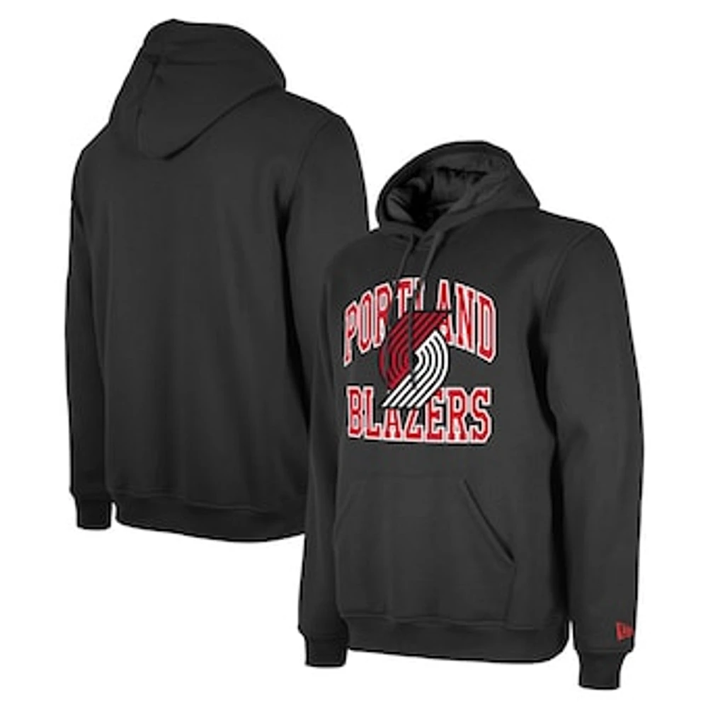 Unisex New Era  Black Portland Trail Blazers 2023/24 Season Tip-Off Edition Pullover Hoodie