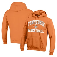 Men's Champion Tennessee Orange Tennessee Volunteers Basketball Icon Powerblend Pullover Hoodie