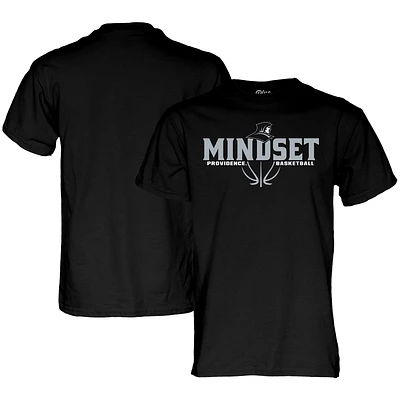 Unisex Blue 84  Black Providence Friars Men's Basketball Mindset T-Shirt