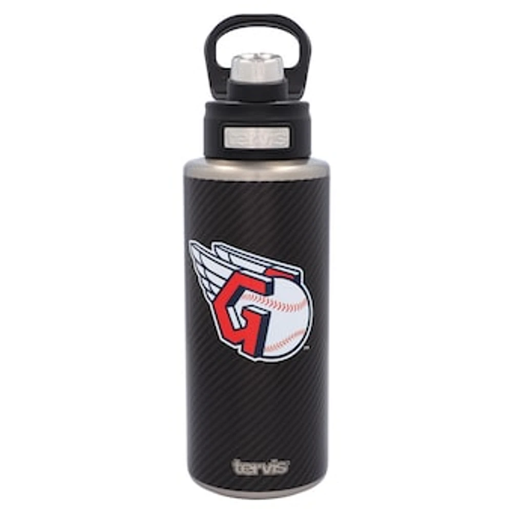 Tervis Cleveland Guardians 32oz. Carbon Fiber Wide Mouth Bottle