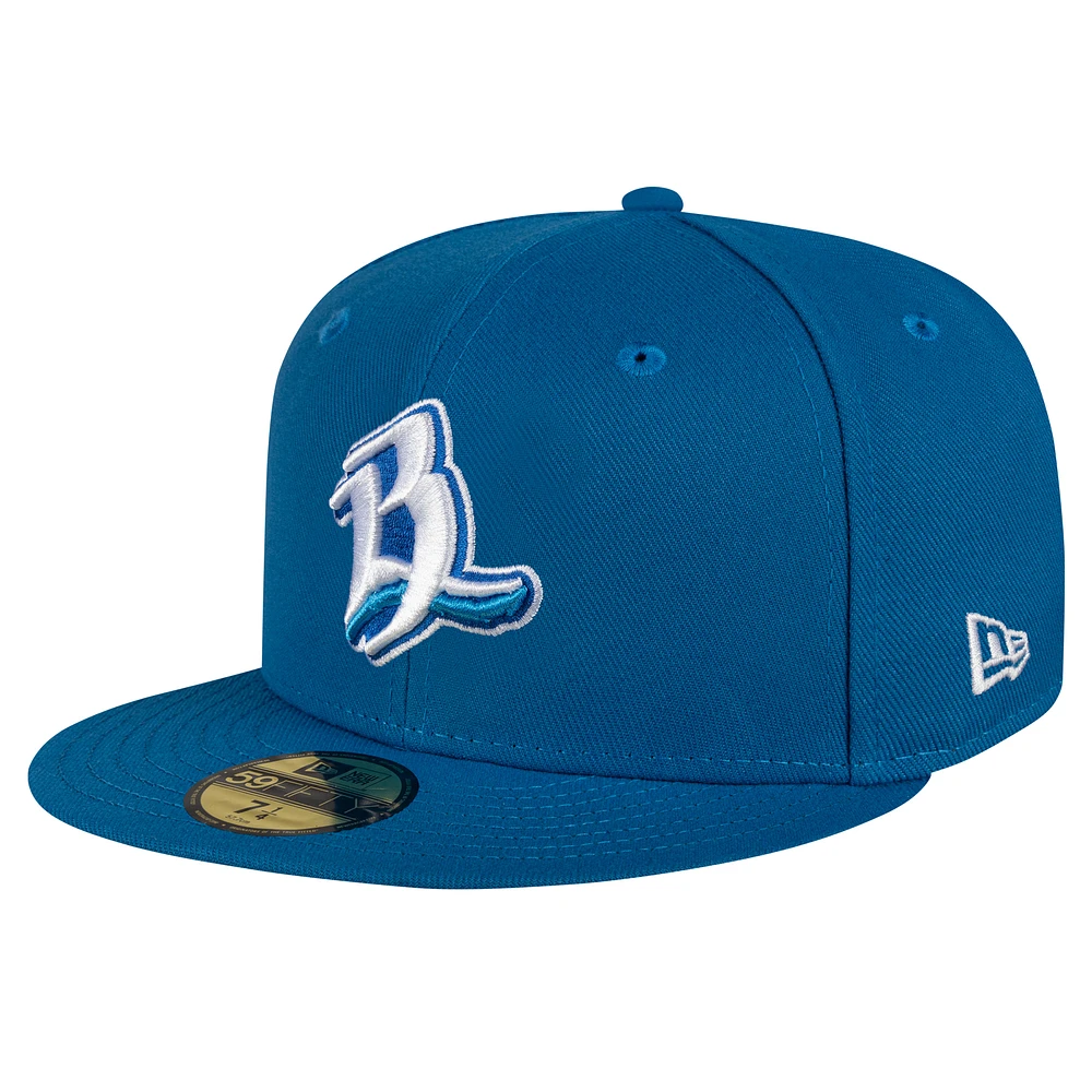 Men's New Era Royal Leon Bravos Mexico League On Field 59FIFTY Fitted Hat