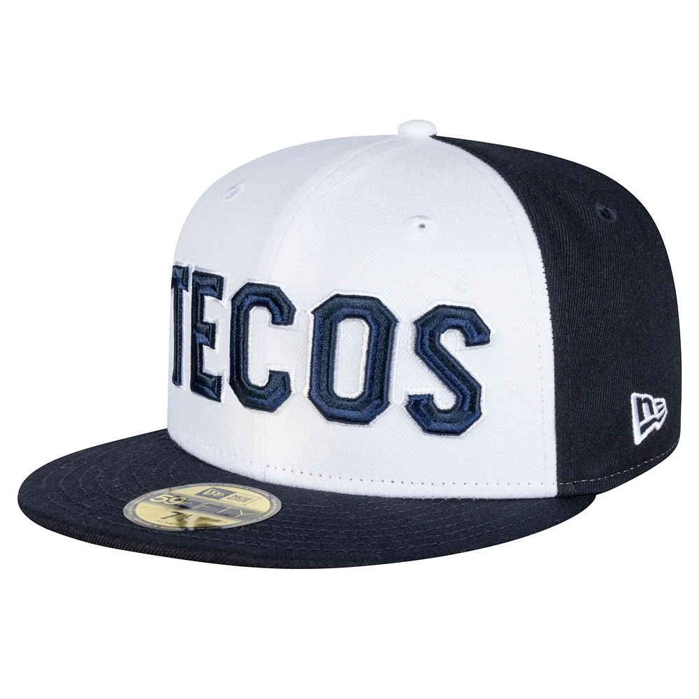 Men's New Era /Navy Tecolotes Laredos Mexico League On Field 59FIFTY Fitted Hat