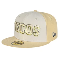 Men's New Era Khaki/Tan Tecolotes Laredos Mexico League On Field 59FIFTY Fitted Hat