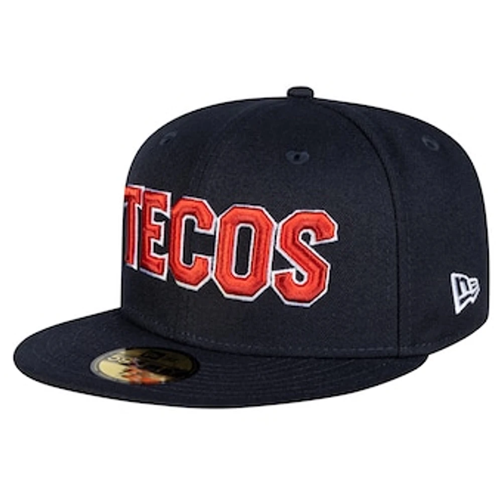 Men's New Era /Navy Tecolotes Laredos Mexico League On Field 59FIFTY Fitted Hat