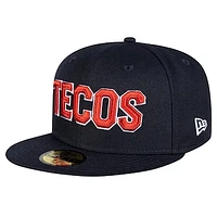 Men's New Era /Navy Tecolotes Laredos Mexico League On Field 59FIFTY Fitted Hat