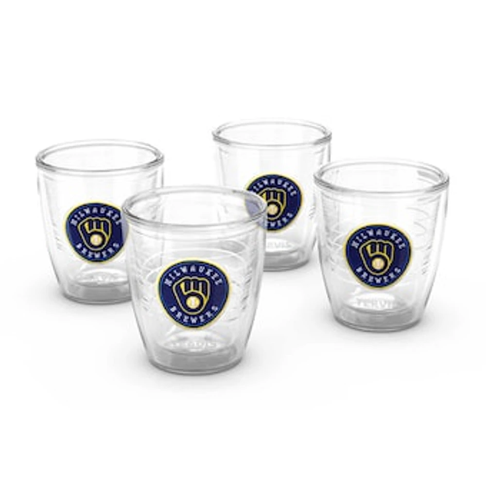 Tervis Milwaukee Brewers Four-Pack 12oz. Emblem Tumbler Set