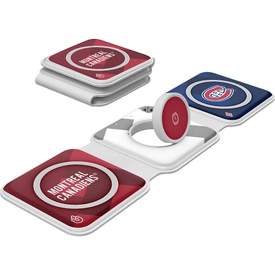 Keyscaper Montreal Canadiens 3-in-1 Foldable Charger
