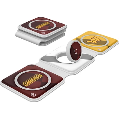 Keyscaper Washington Commanders 3-in-1 Foldable Charger