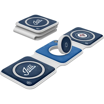 Keyscaper Winnipeg Jets 3-in-1 Foldable Charger