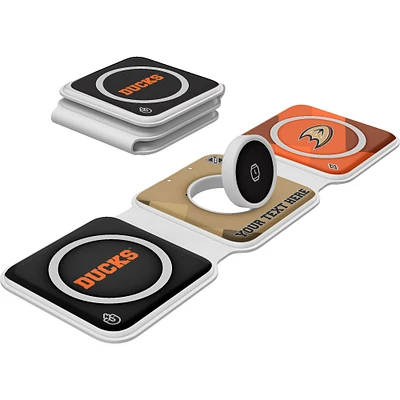 Keyscaper Anaheim Ducks Personalized 3-in-1 Foldable Charger