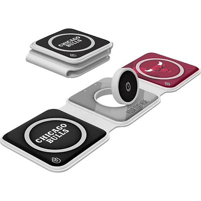 Keyscaper Chicago Bulls Personalized 3-in-1 Foldable Charger